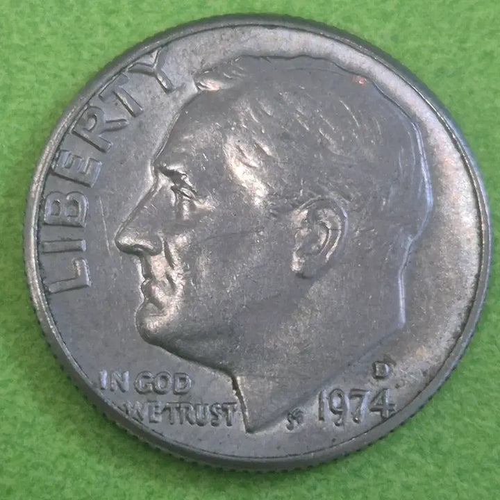 [BUNJANG] 1974 United States Dime Coin / 1974 미국 1다임 동전  M3614