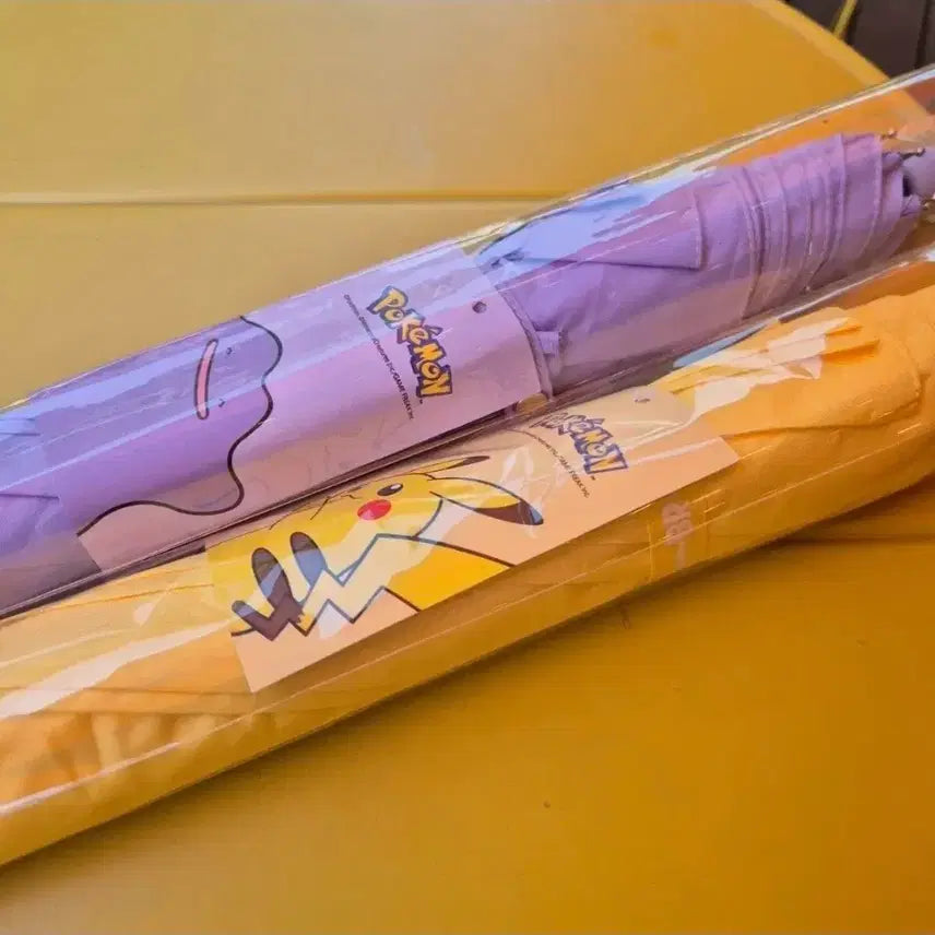 [BUNJANG] Baskin Robbins Pokemon Pikachu Long Umbrella / (배라) 배스킨라빈스 포켓몬 장우산 (피카츄)