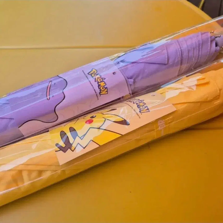 [BUNJANG] Baskin Robbins Pokemon Pikachu Long Umbrella / (배라) 배스킨라빈스 포켓몬 장우산 (피카츄)