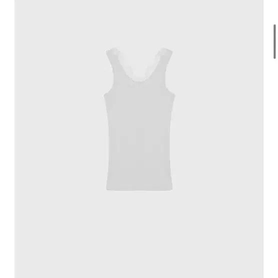 [BUNJANG] Mono Ha Lace Sleeveless Top White / 모노하 레이스 민소매 화이트