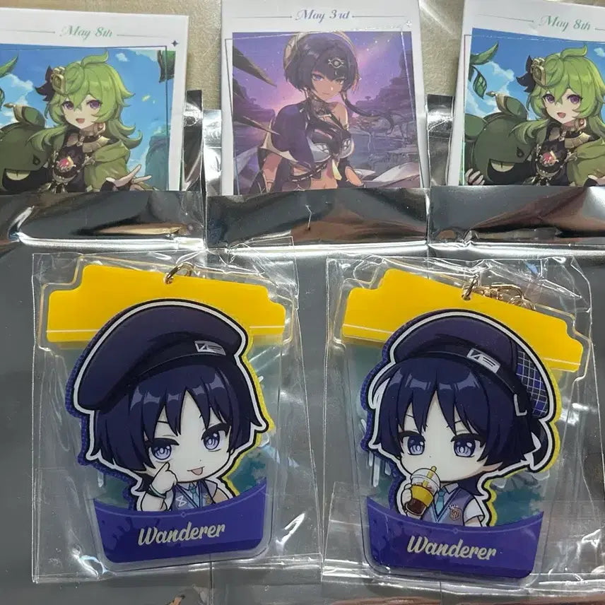 [BUNJANG] Genshin Impact Wanderer Megacoffee Collaboration Keychain / 원신 방랑자 메가커피 콜라보 키링 판매