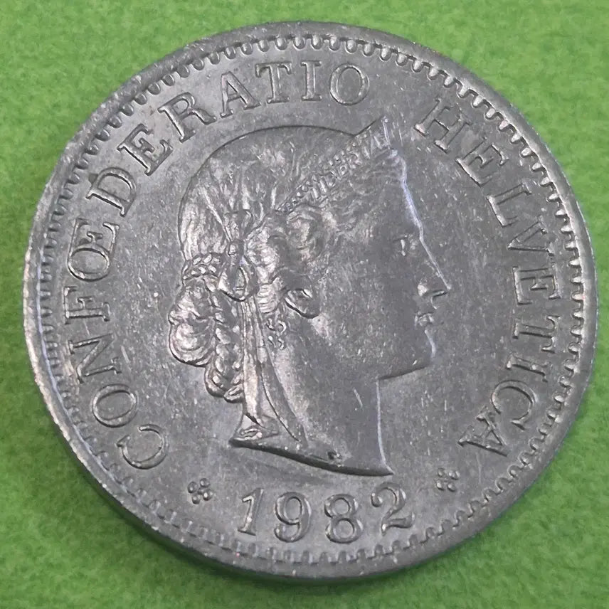 [BUNJANG] 1982 Swiss 10 Rappen Coin / 1982 스위스 10라펜 동전 M3621