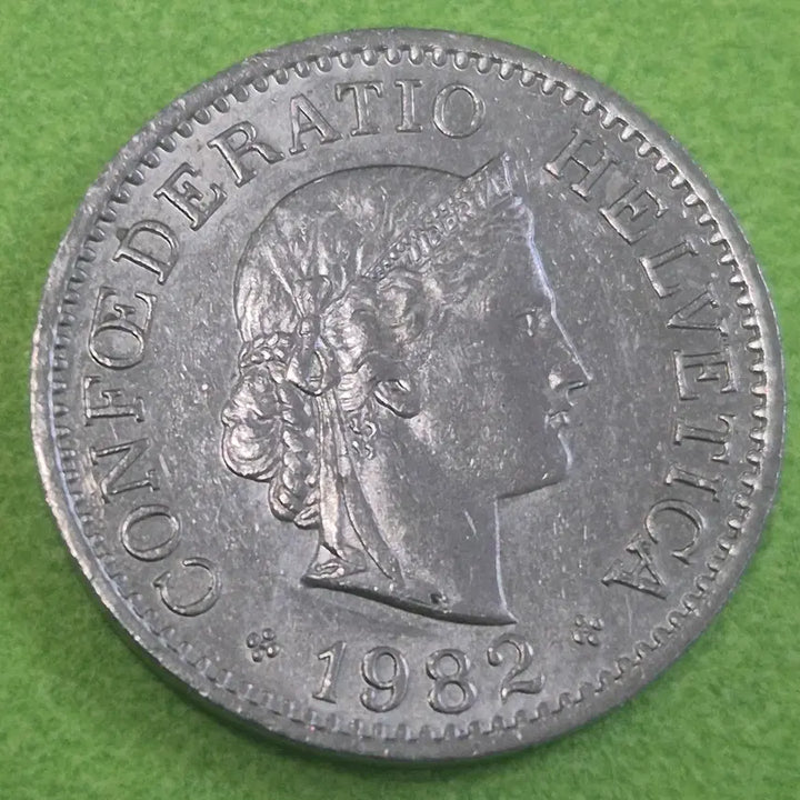 [BUNJANG] 1982 Swiss 10 Rappen Coin / 1982 스위스 10라펜 동전 M3621