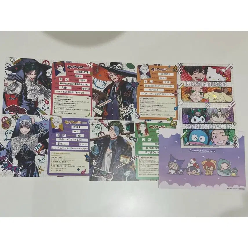 [BUNJANG] Phantom Busters Profile Card Bundle Set / 팬텀버스터즈 팬버스 굿즈 프로필 카드 특전 엽서 지류 일괄