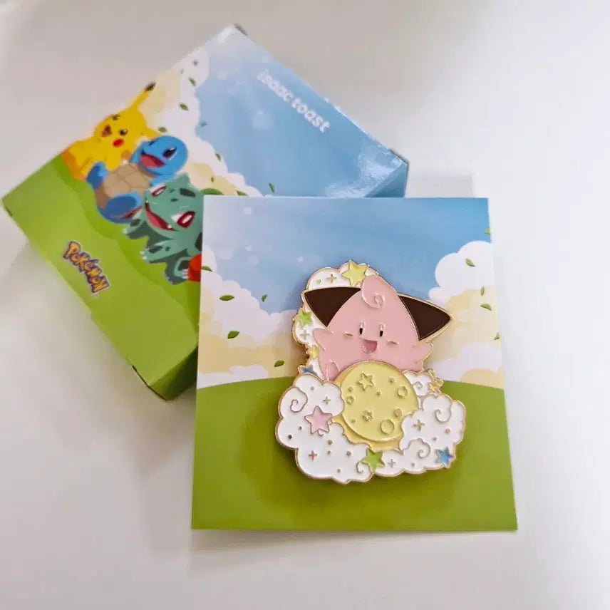 [BUNJANG] Lee Isaac Toast x Pokemon Collaboration Pin B / 이삭토스트 포켓몬스터 뱃지 삐