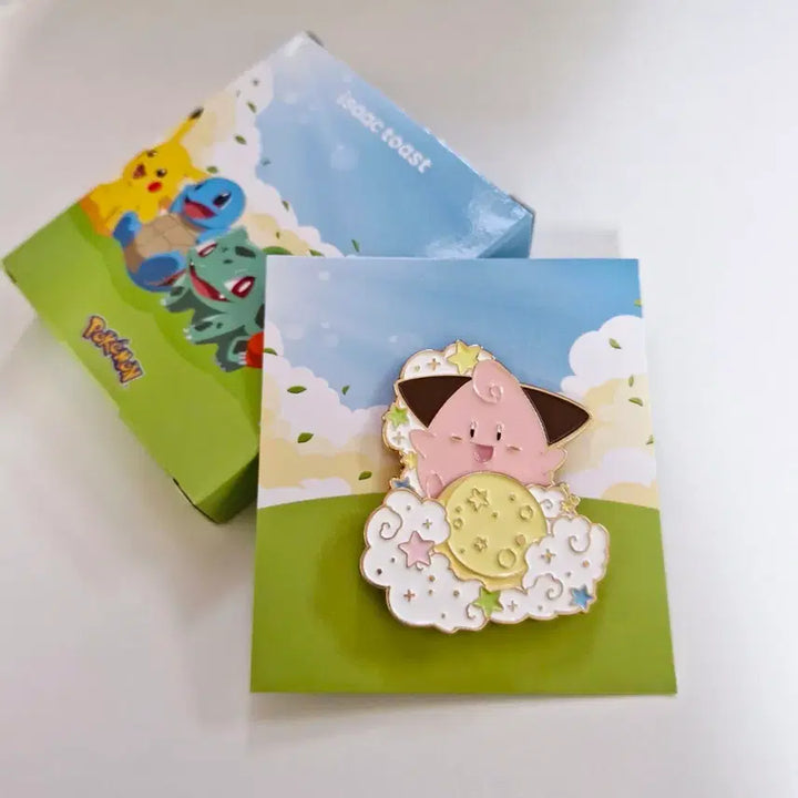 [BUNJANG] Lee Isaac Toast x Pokemon Collaboration Pin B / 이삭토스트 포켓몬스터 뱃지 삐