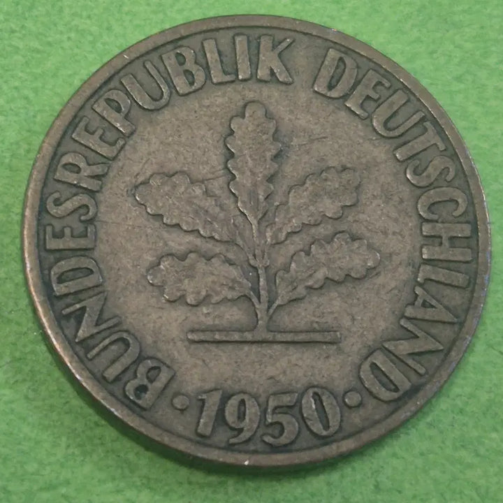 [BUNJANG] 1950 Germany 50 Pfennig Coin / 1950 독일 50페니히 동전 M3637