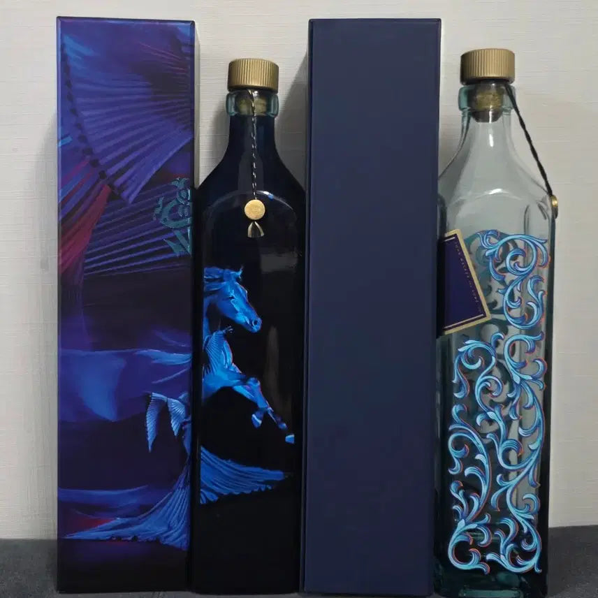 [BUNJANG] Johnnie Walker Blue Label Collection Empty Bottles / 조니워커 블루라벨 컬렉션 위스키 공병