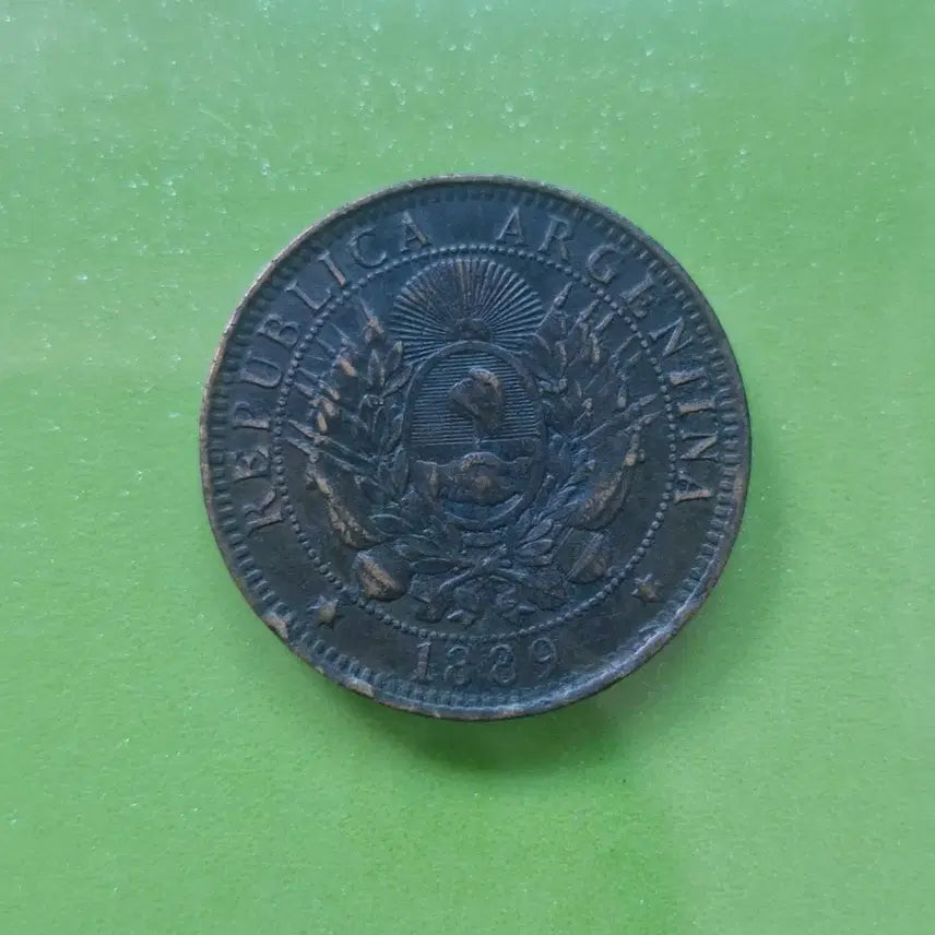 [BUNJANG] Argentina 2 Centavos 1889 Coin / 1889 아르헨티나 2센타보스