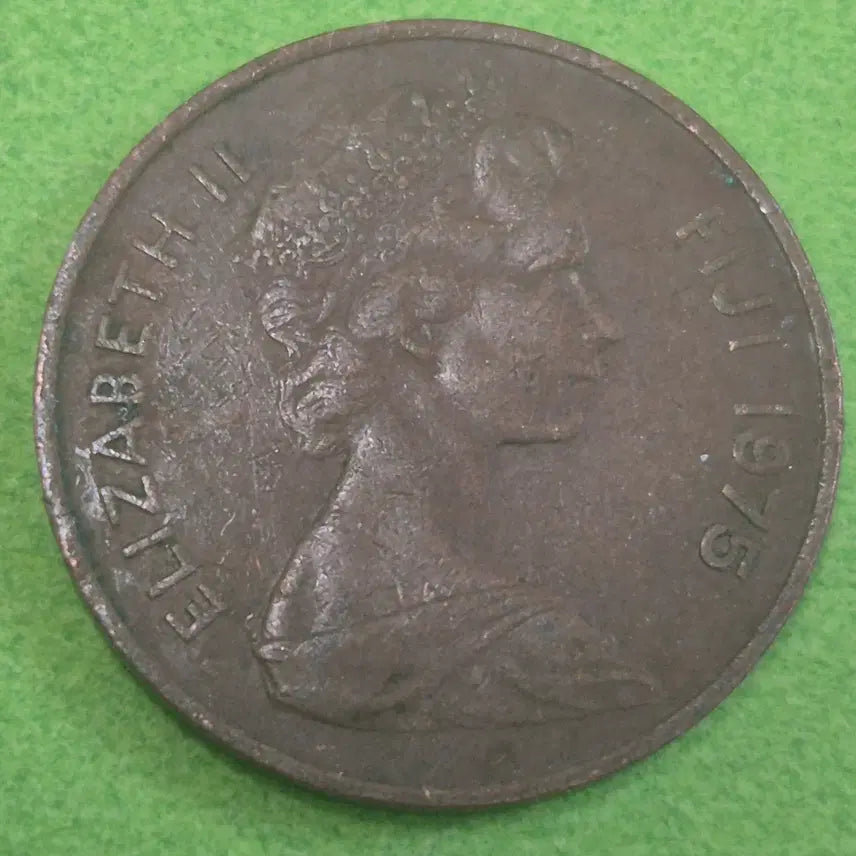 [BUNJANG] 1975 Fiji 2 Cents Coin / [희귀] 1975 피지 2센트 동전 M3640