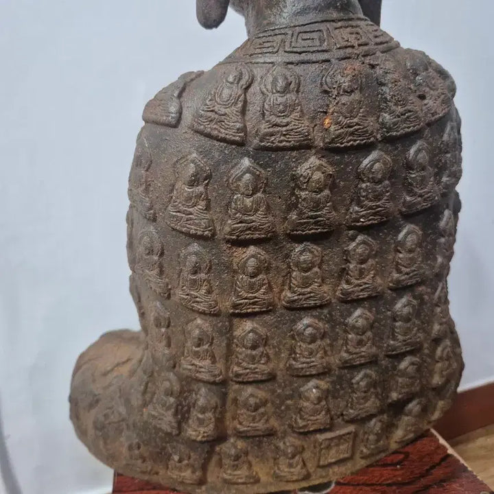 [BUNJANG] Cast Iron Buddha Statue (Shakyamuni) / 20년소장품 무쇠 여래 석가 좌상불
