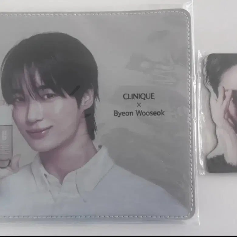 [BUNJANG] Byun Woo-seok Clinique Goods Set Mousepad Mirror Fan / 변우석 크리니크 굿즈