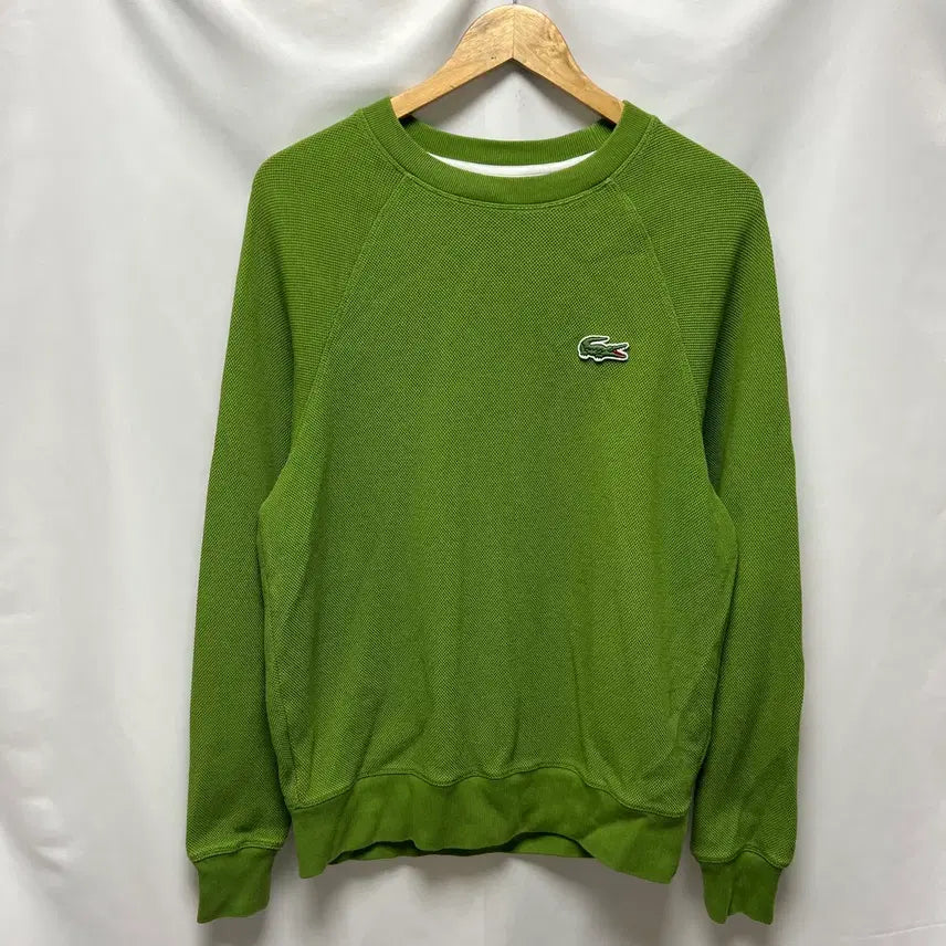 [BUNJANG] Lacoste Cotton Sweatshirt Green / [정품/95] 라코스테 코튼 연두색 맨투맨