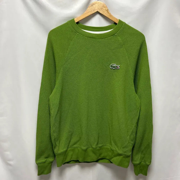 [BUNJANG] Lacoste Cotton Sweatshirt Green / [정품/95] 라코스테 코튼 연두색 맨투맨