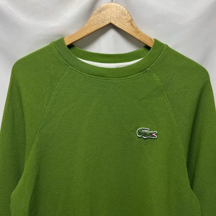 [BUNJANG] Lacoste Cotton Sweatshirt Green / [정품/95] 라코스테 코튼 연두색 맨투맨