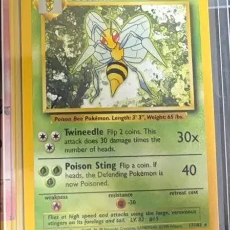 [BUNJANG] Pokémon Card Thunder (First Edition) / 초판 썬더 독침붕