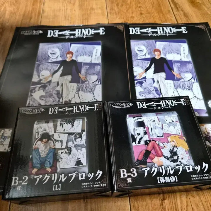 [BUNJANG] Death Note DMM Acrylic Block L &amp; Misa Bundle / 데스노트 dmm 아크릴 블록 엘 B-2, 미사 B-3 일괄판매
