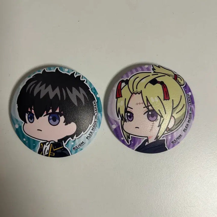 [BUNJANG] Gintama Hijikata Toushiro Tsukuyo Munikara Squishy Badge Set / 은혼 히지카타 츠쿠요 무니카라 말랑 뱃지 일괄