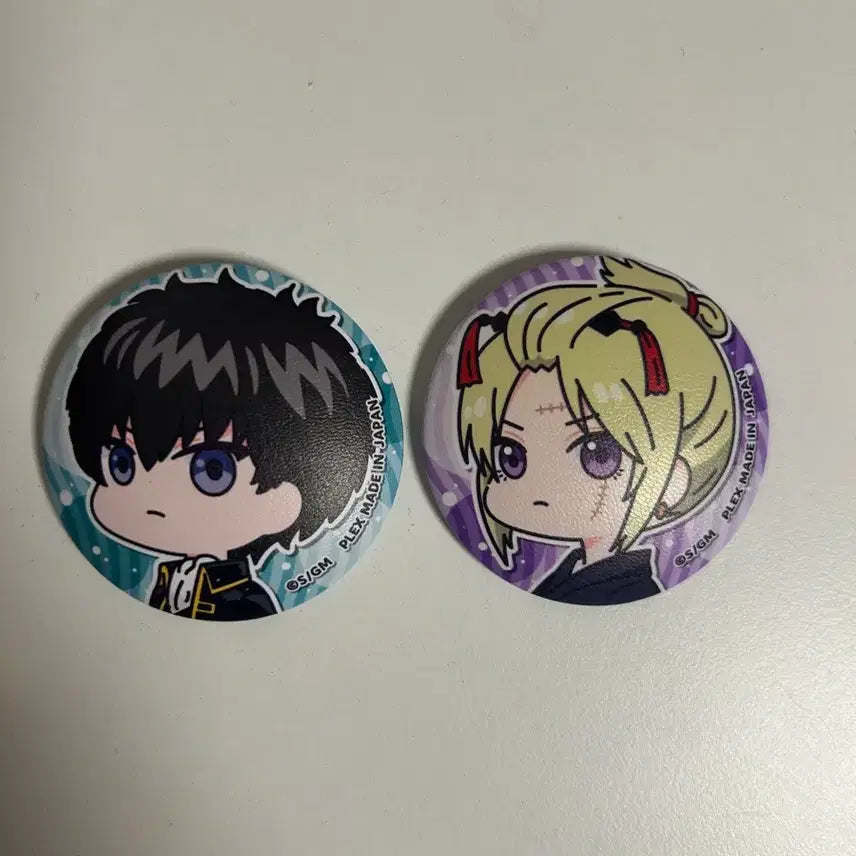 [BUNJANG] Gintama Hijikata Toushiro Tsukuyo Munikara Squishy Badge Set / 은혼 히지카타 츠쿠요 무니카라 말랑 뱃지 일괄