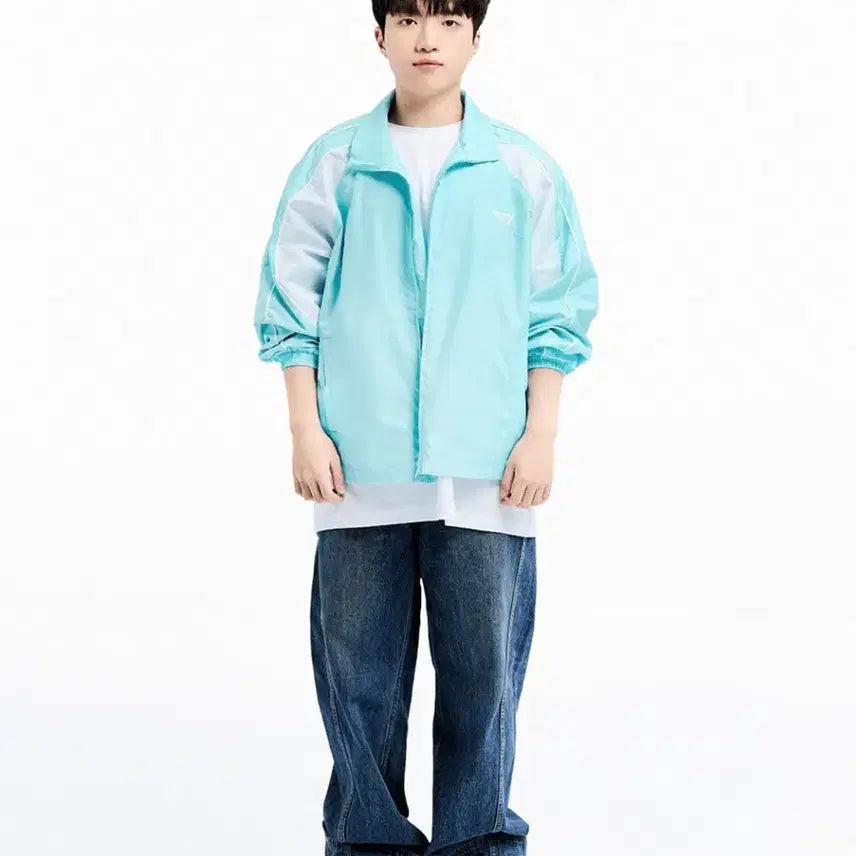 [BUNJANG] 2024 T1 Windbreaker Jacket Mint Size 2 / 2024 t1 바람막이자켓 윈드브레이커 멤버십 민트 2사이즈