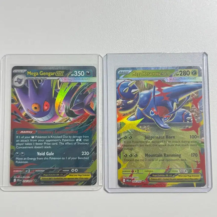 [BUNJANG] Pokemon Card Mega Gengar EX, Mega Heracross EX - North American Edition Bundle Set / 포켓몬 카드 메가 팬텀EX, 메가 헤라크로스EX 북미판