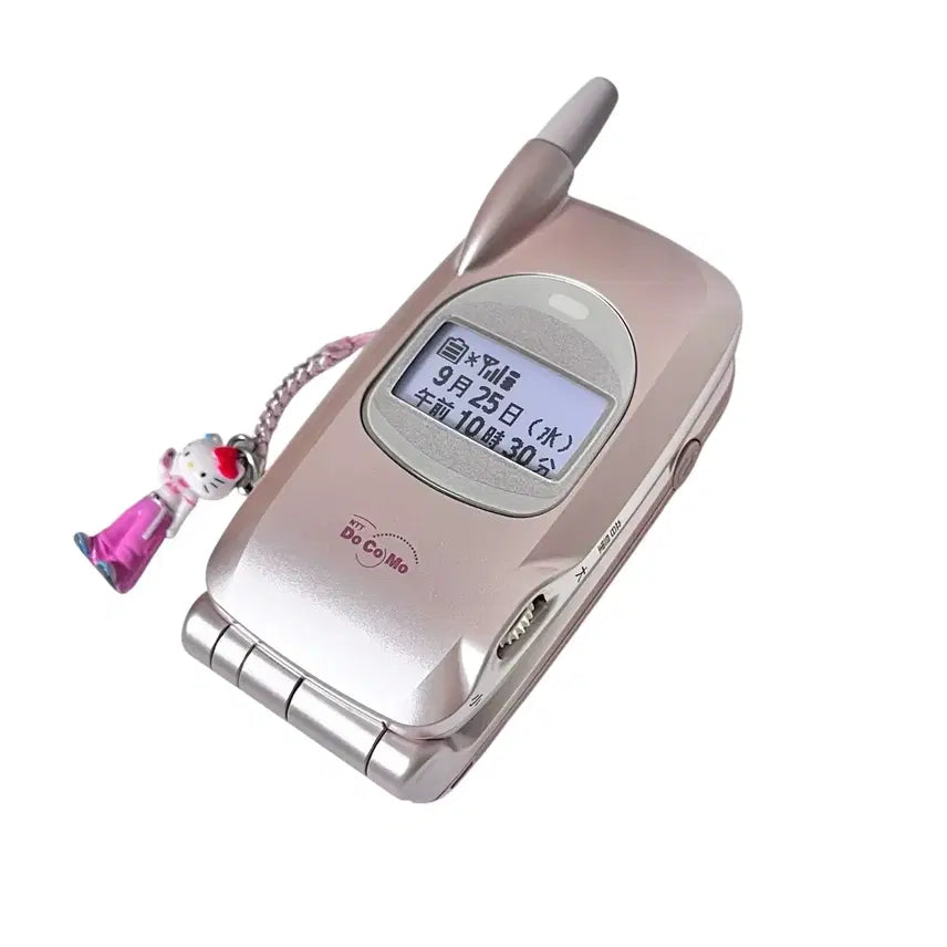 [BUNJANG] Docomo Rose Gold Mockup Flip Phone Y2K Pink / 민트 블루 목업폰 폴더폰 일본 도코모 핸드폰 휴대폰 모형폰 y2k