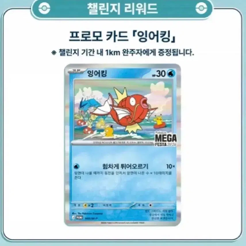 [BUNJANG] Pokemon Magikarp Promo (2nd Edition) / 포켓몬 잉어킹 프로모 (2차수)