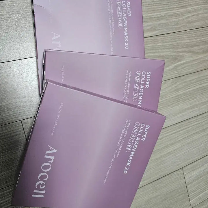 [BUNJANG] Arocelle Super Collagen Mask (4 Sheets) / 아로셀 슈퍼 콜라겐 마스크 4개입