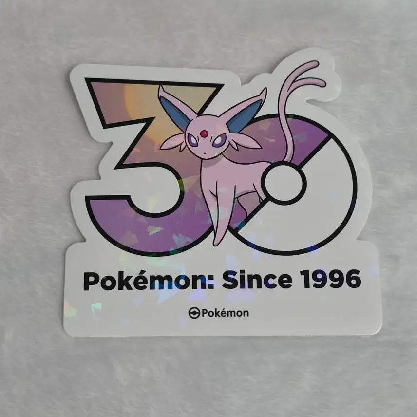 [BUNJANG] Pokemon 30th Anniversary Eevee Logo Sticker / 포켓몬 30주년 로고 스티커 에브이 판매합니다.