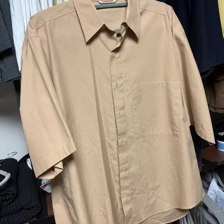 [BUNJANG] Auralee Beige Size 3 Shirt / 오라리 셔츠 신품급 3사이즈