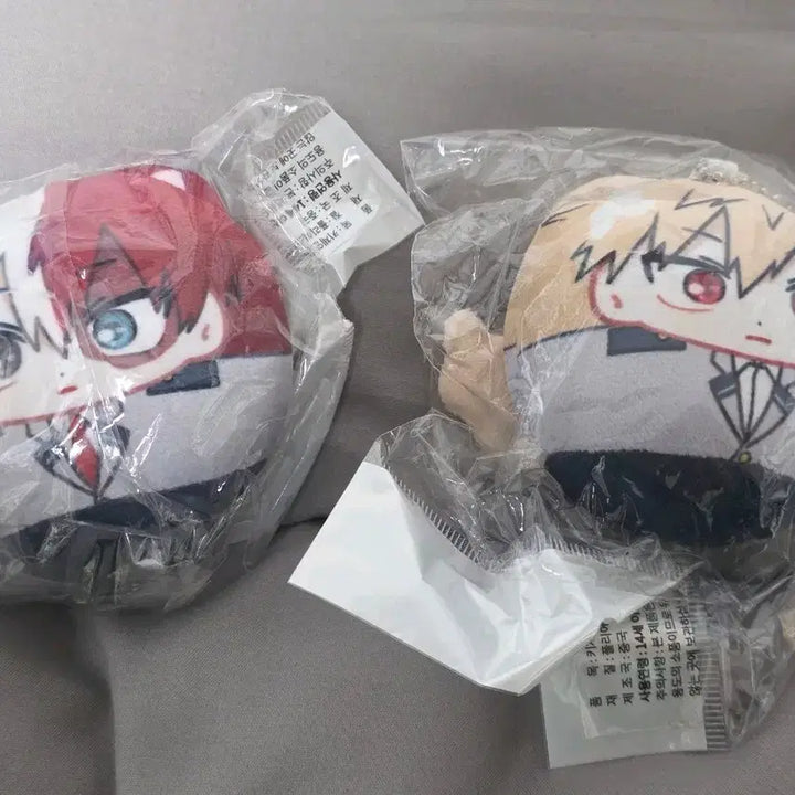 [BUNJANG] My Hero Academia Todoroki Shoto &amp; Bakugo Katsuki Noodle Stopper Figures Bundle Set / [미개봉] (비공굿) 히로아카 ㅇㅅ님 토도로키, 바쿠고 경단인형 일괄