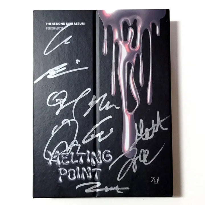 [BUNJANG] ZEROBASEONE 2nd Mini Album MELTING POINT Black Version Signed Promotional Edition / [친필싸인반]희귀수집반/제로베이스원 2nd미니앨범/블랙버전