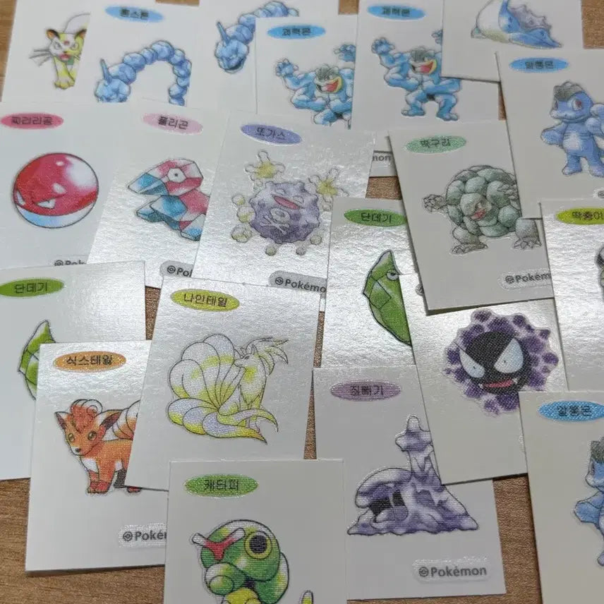 [BUNJANG] Pokemon 30th Anniversary Artwork Sealed Stickers / 포켓몬 30주년 아트워크 띠부씰 판매