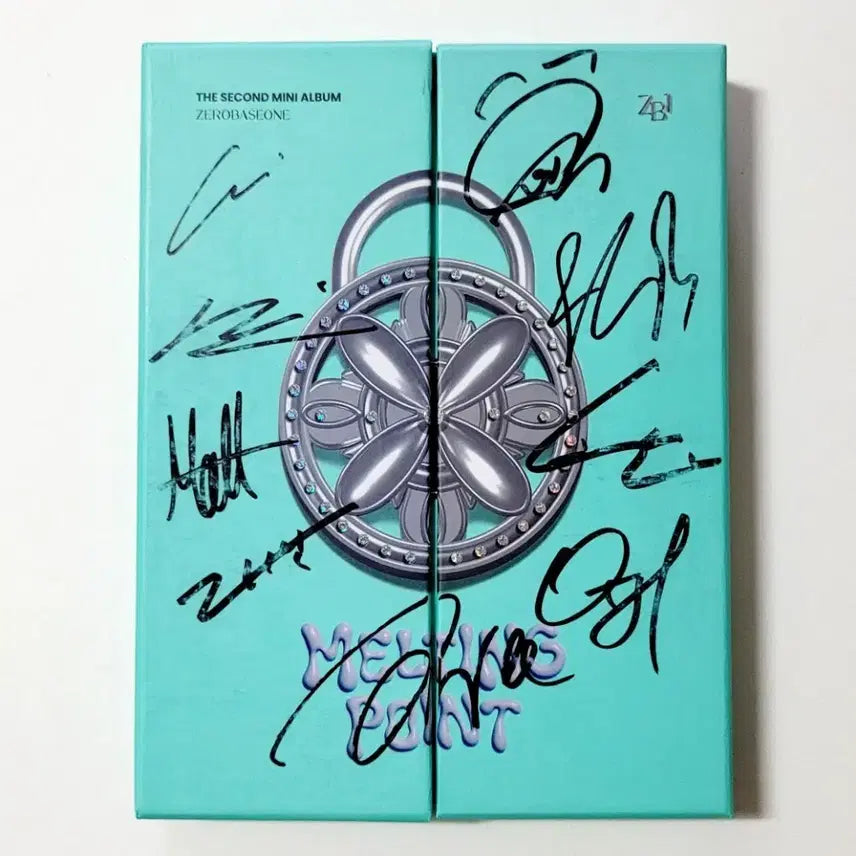 [BUNJANG] ZEROBASEONE 2nd Mini Album Melting Point Green Version Signed Edition / [친필싸인반]희귀수집반/제로베이스원 2nd미니앨범-그린버전