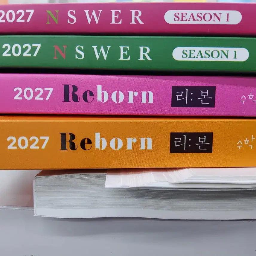 [BUNJANG] Jeongsangmo 2027 Answer/Ribbon Math Volume 1, 2 Textbook / 정상모 2027 앤서/리본 수1,2
