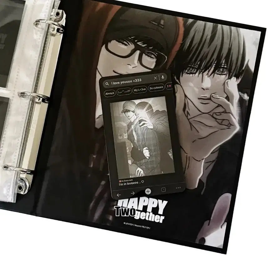 [BUNJANG] two.님 Photocard Holder Dark Black / Light White / two님 포카홀더 포카 홀더 러브탭 다크 블랙 라이트 화이트