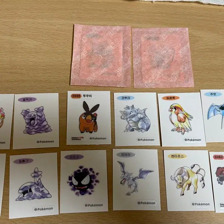 [BUNJANG] Pokemon 30th Anniversary Seal Bundle Set / 포켓몬스터 30주년 씰 일괄
