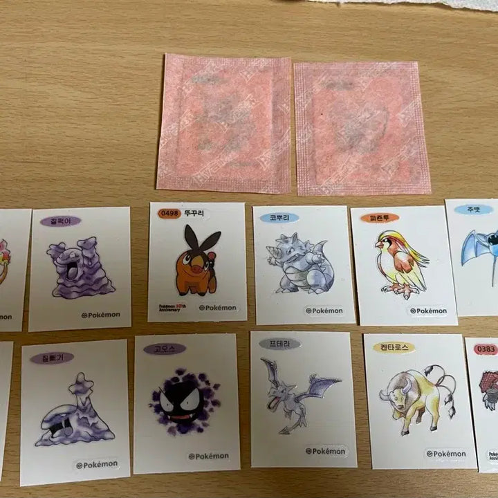 [BUNJANG] Pokemon 30th Anniversary Seal Bundle Set / 포켓몬스터 30주년 씰 일괄