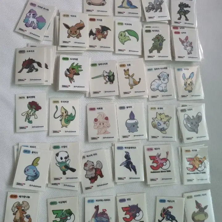 [BUNJANG] Pokemon Season 5 Sticker Set / 포켓몬 시즌5 띠부씰 교환 또는 판매