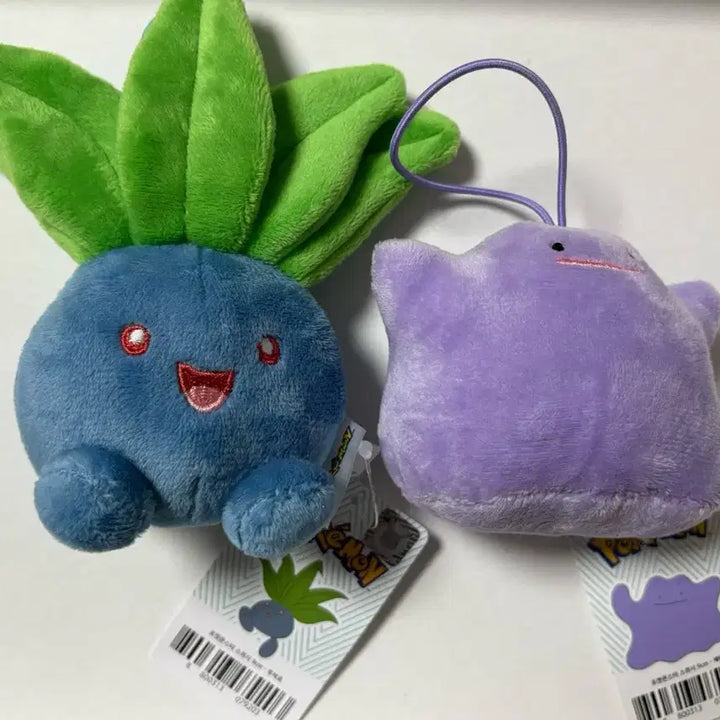 [BUNJANG] Pokemon Metamong Ddubeokcho Squishy Plush Keychain Set / 포켓몬스터 뚜벅초 메타몽 스퀴시 인형 키링 새상품 일괄 양도
