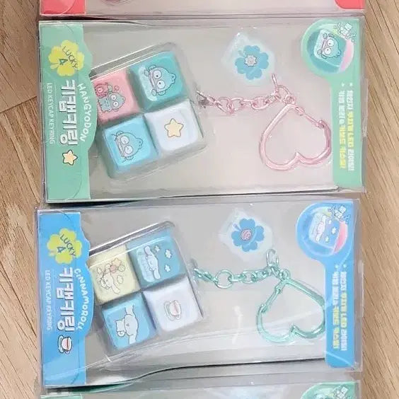 [BUNJANG] Sanrio Character Keycap Keychain Set (Hello Kitty, Hangyodon, Cinnamoroll) / 산리오 키캡키링 한교동 시나모롤 헬로키티
