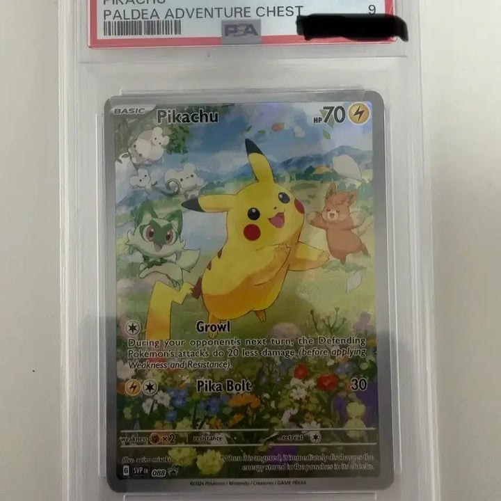 [BUNJANG] Pokemon Pikachu Summer PSA 9 Card / 피카츄 여름 PSA9 포켓몬스터 카드