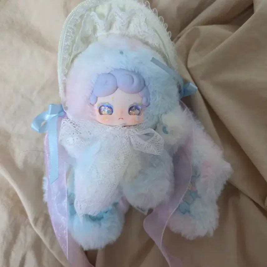 [BUNJANG] Bamtooki V6 Cotton Candy One-Eye Plush Doll / 밤토끼 v6 솜사탕 원눈