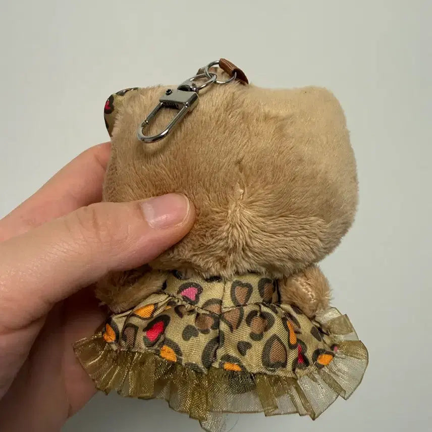 [BUNJANG] Hello Kitty Leopard Print Tanned Doll Keychain / 호피키티 레오파드키티 태닝키티호피 인형키링