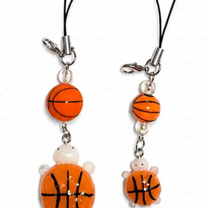 [BUNJANG] Basketball Turtle Charm Keychain / 농구공거북이키링