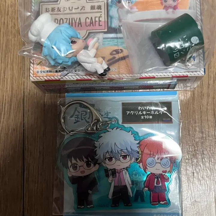 [BUNJANG] Gintama Gintoki Yorozuya Cafe Ochamo &amp; YY Samjet Keychain Bundle Set (Sealed) / 일괄, 미개봉) 은혼 긴토키 요로즈야카페 오챠토모, 와이와이 삼젯 키홀더