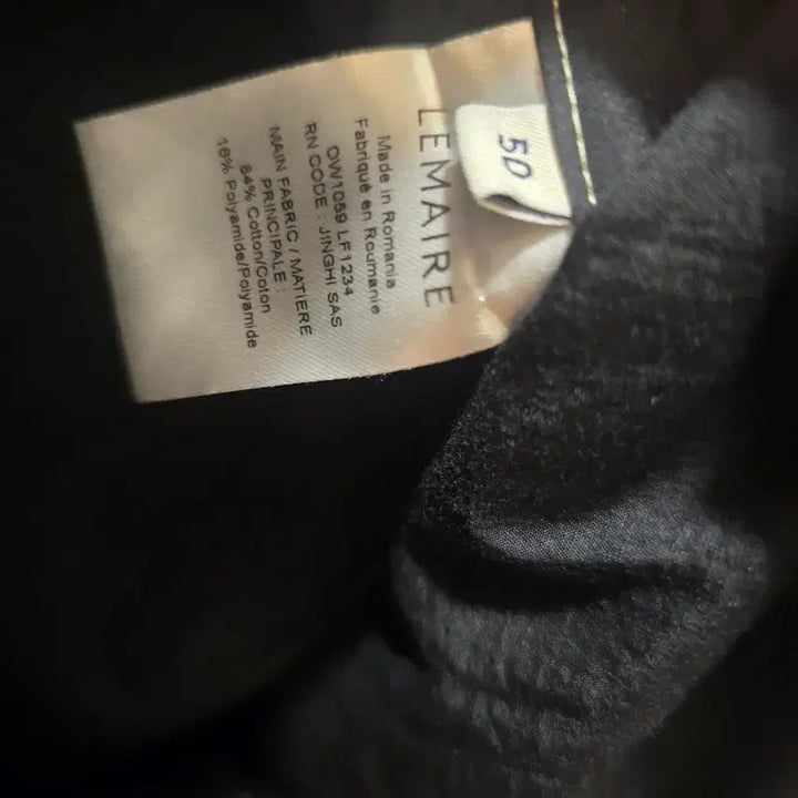 [BUNJANG] Lemaire Light Field Jacket Black / 르메르 라이트필드 자켓 50