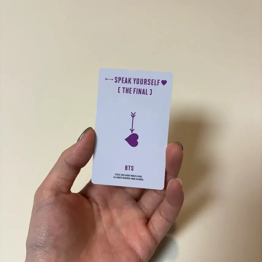 [BUNJANG] BTS Speak Yourself Final Concert Special Edition DVD Jimin Mini Photocard / 방탄 bts 럽셀 스픽콘 파이널 스파콘 디비디 dvd 지민 미니 포카