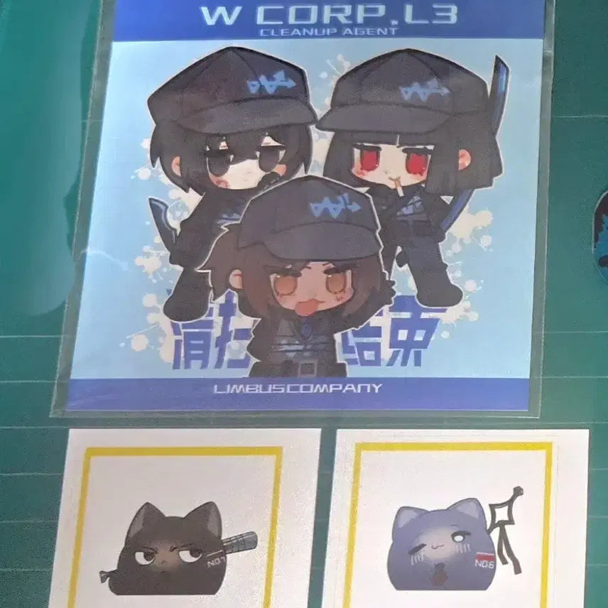[BUNJANG] Limbus Company W Company Unofficial Goods Sticker Set / 림버스 컴퍼니 W사 비공굿,띠부씰 일괄 판매 합니다.