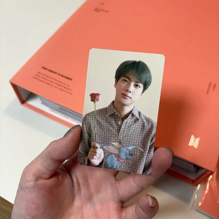 [BUNJANG] BTS Jin 2019 Memories Photobook DVD Photocard / 방탄 bts 2019 메모리즈 포토북 디비디 dvd 석진 진 jin 포카